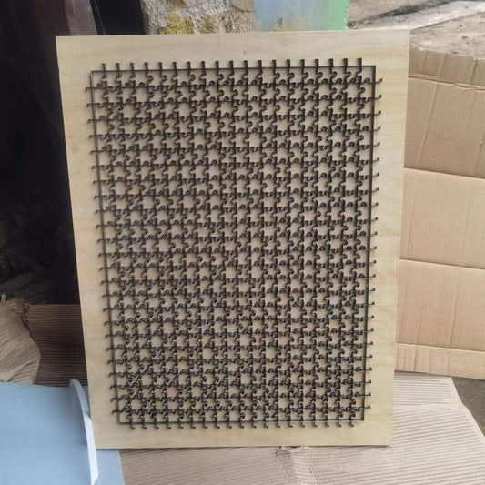 Troquel para Puzzle 58x42cm 500 Piezas - Matriz de Corte Acero para Fabricación Rompecabezas