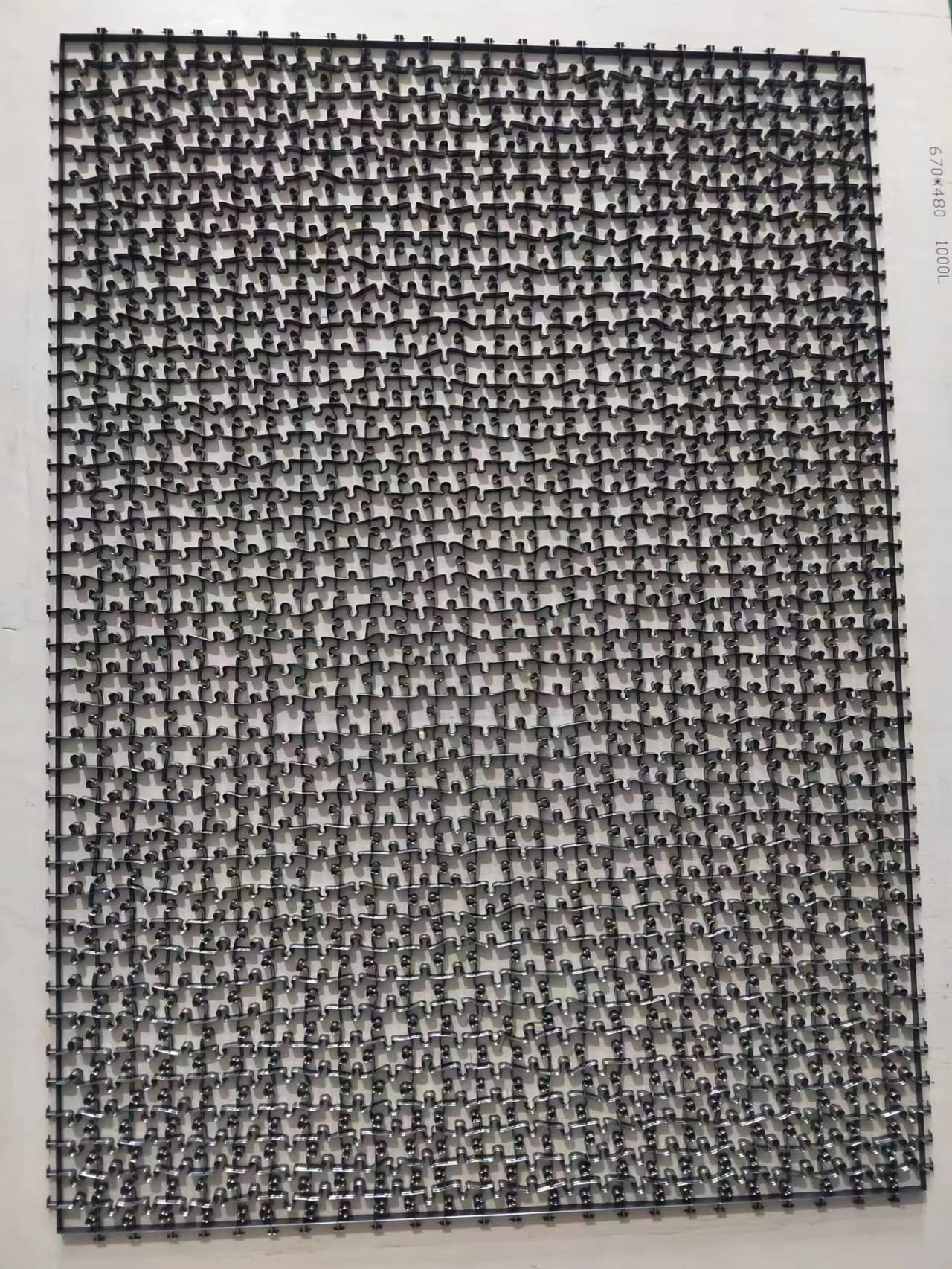 Puzzel Snijmal 67x48cm 1000 Stukjes - Stalen Stansmal voor Puzzelproductie Nederland